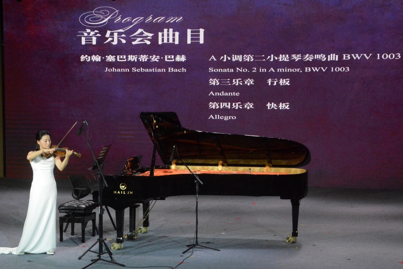公司青年教师王雪澄成功举办小提琴独奏音乐会